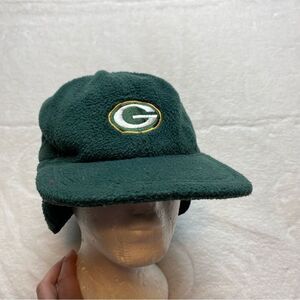 Greenbay Fleece Ear Flap Billed Cap Game Day NFL